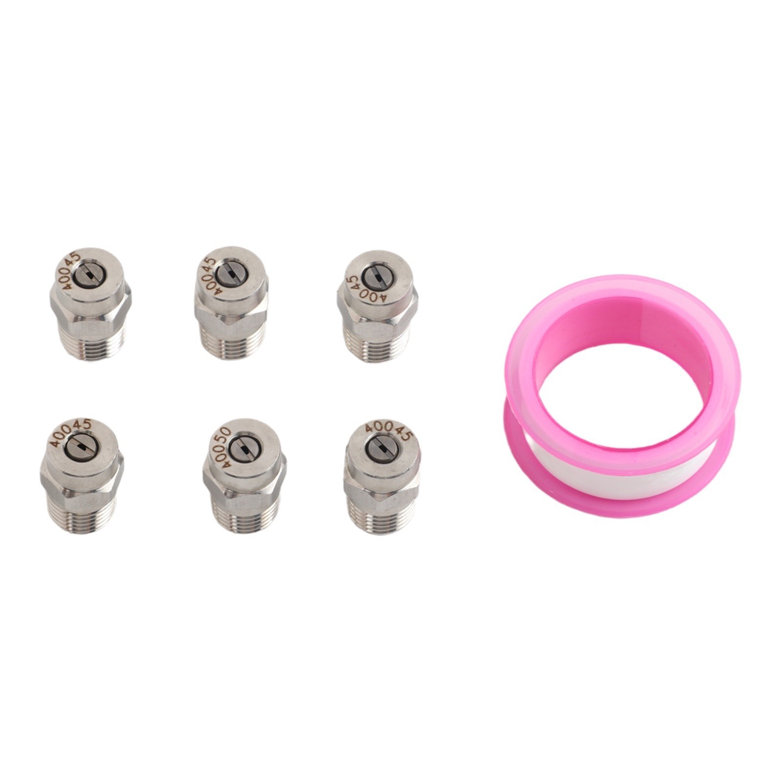 Stainless Steel High Pressure Cleaning Nozzle Set 7 Pieces for Pressure Washers