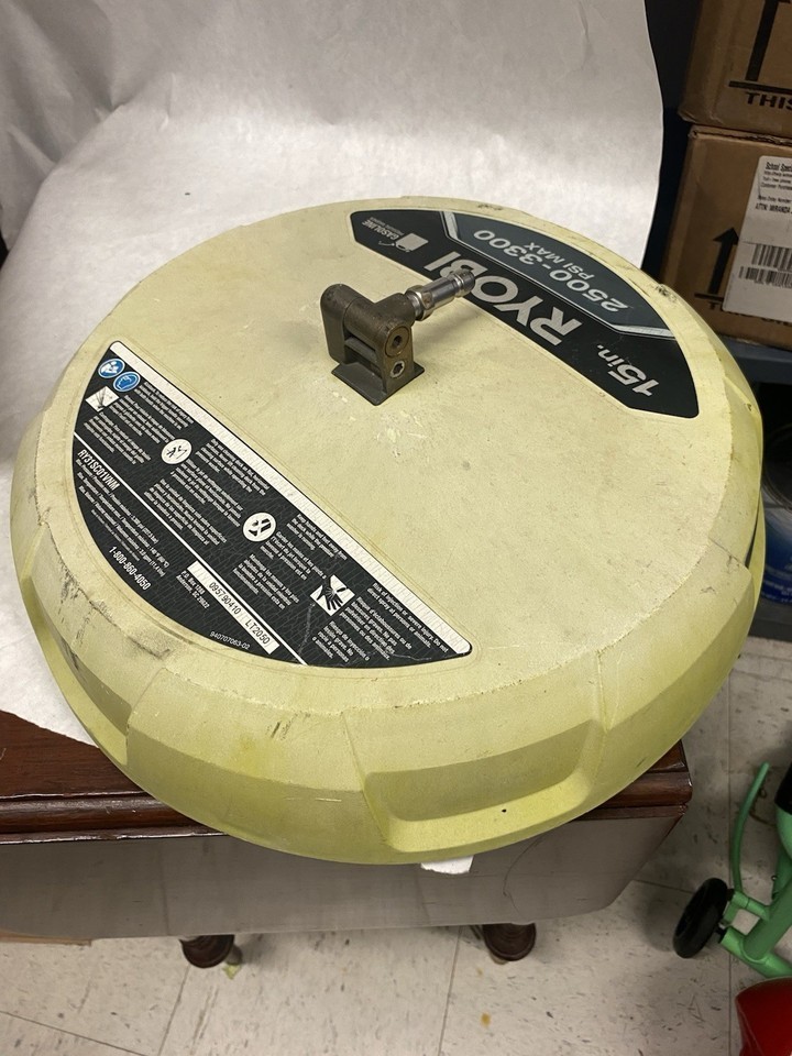 Ryobi RY31SC01 15 in. 2500 – 3300 PSI Surface Cleaner For Gas Pressure Washer