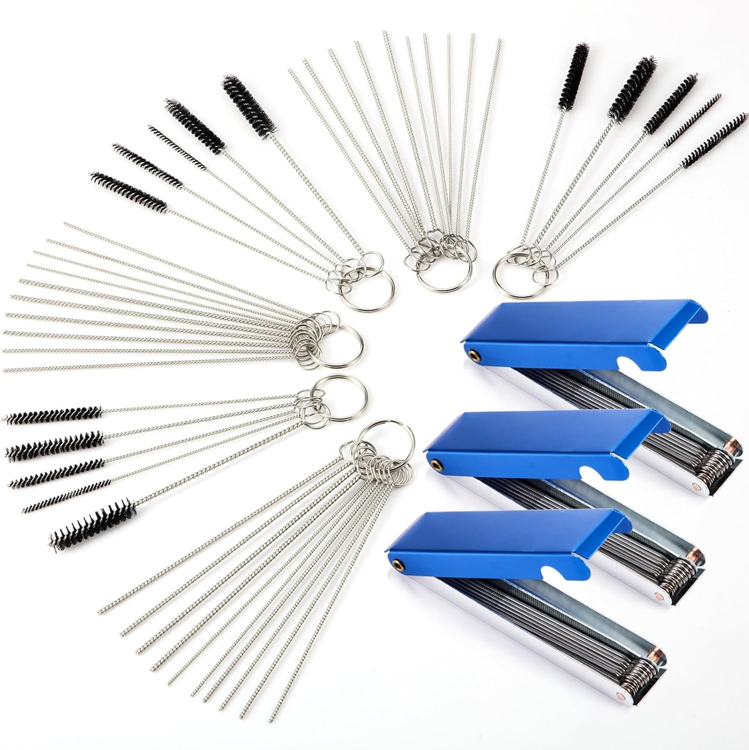 Mudder Set of 9 Carburetor Cleaning Kit Torch Tip Cleaner, Stainless Steel Carbo
