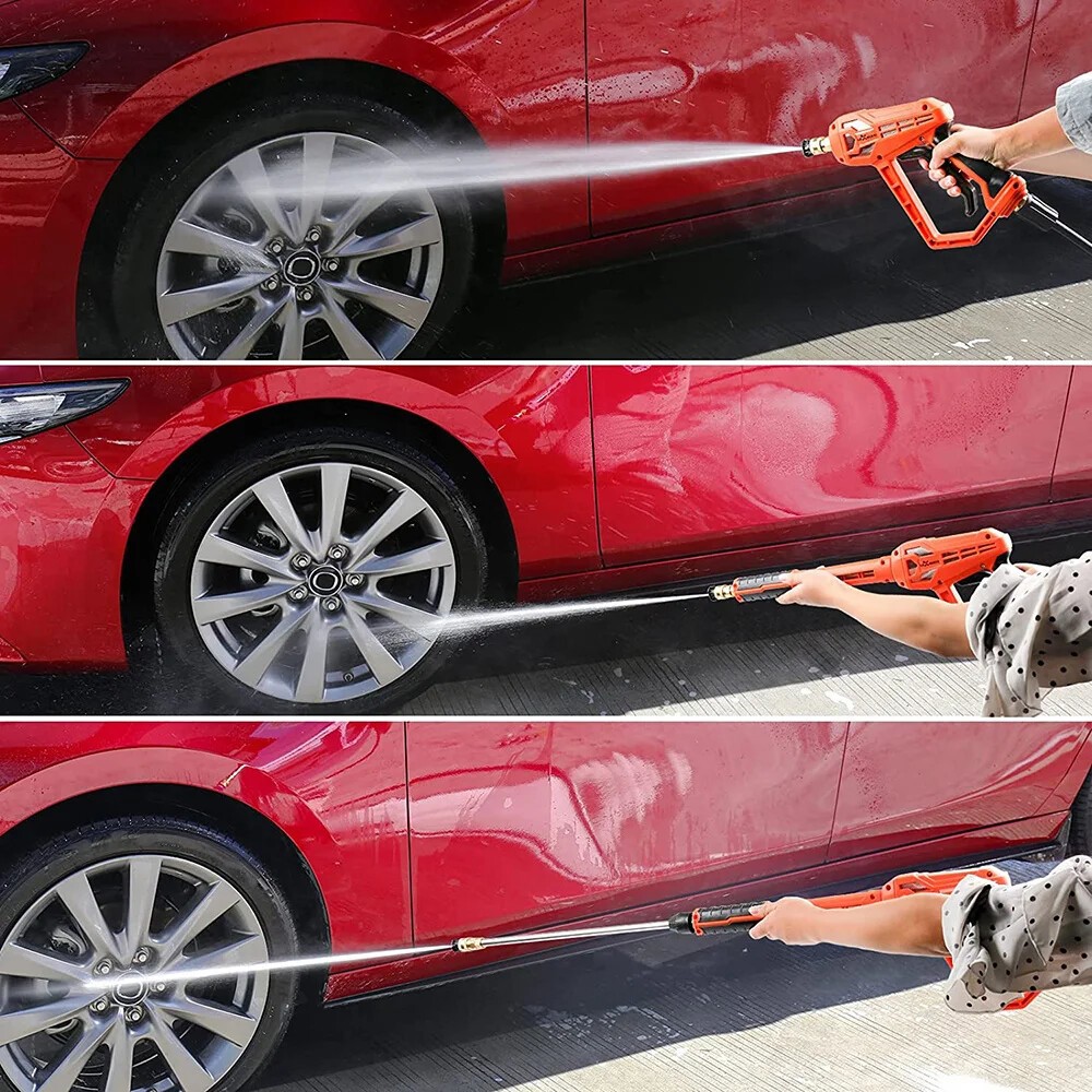 High Pressure 4000PSI Car Power Washer Gun Spray Wand Lance With 5 Nozzle Kit
