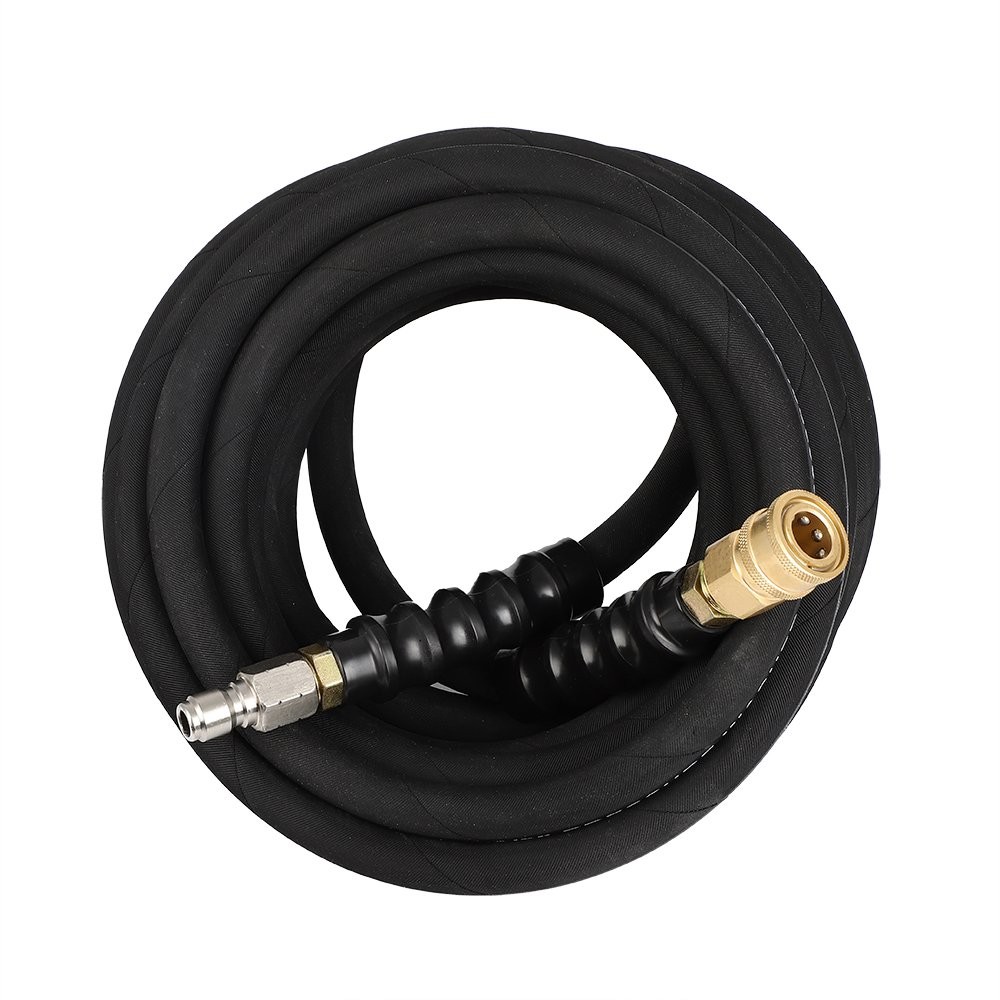25ft 4800PSI Pressure Washer Hose 1/4″ Hot/Cold Water Replacement Extension Hose