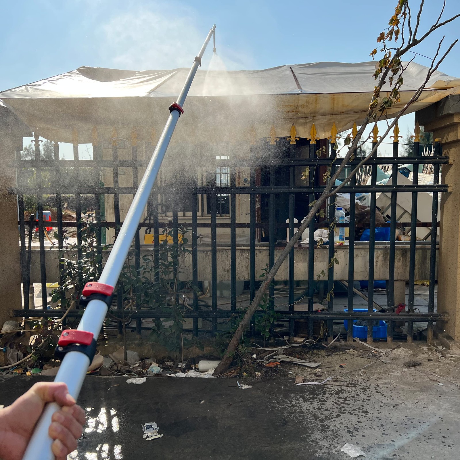 Telescoping Pressure Washer Wand, 20 Feet Aluminum High Power Washer Telescop…