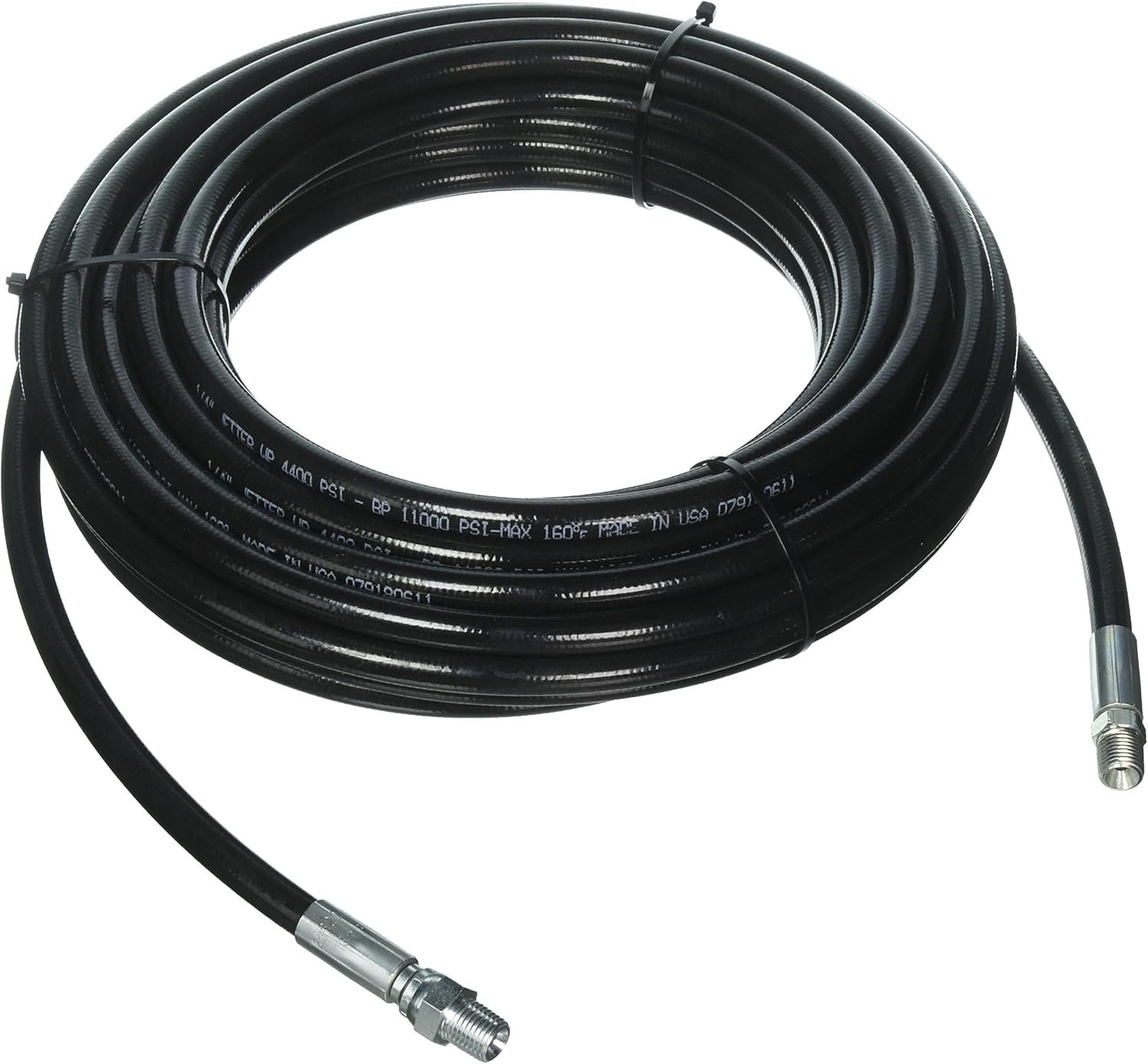 4400 PSI Sewer Jetter 50FT Drain Cleaning Hose for Pressure Washer w/ MPT 1/4in