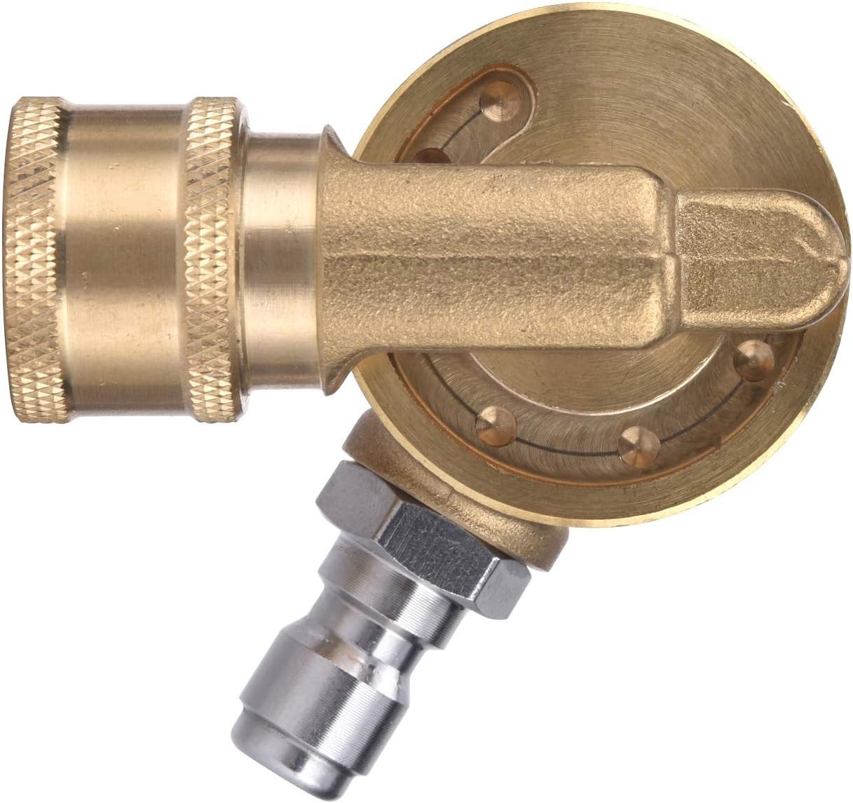 Gutter Cleaner Attachment with 240° Pivot Coupler for Pressure Washers