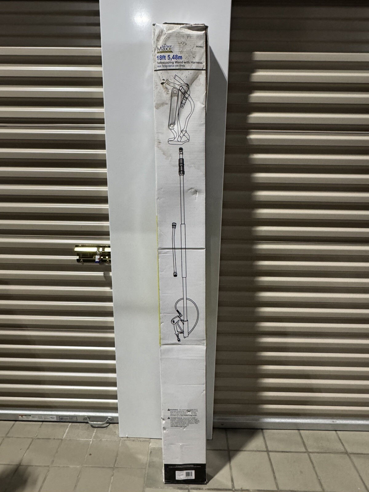 SurfaceMaxx Pro 18Ft Telescoping Pressure Washer Wand 4200-PSI With Harness