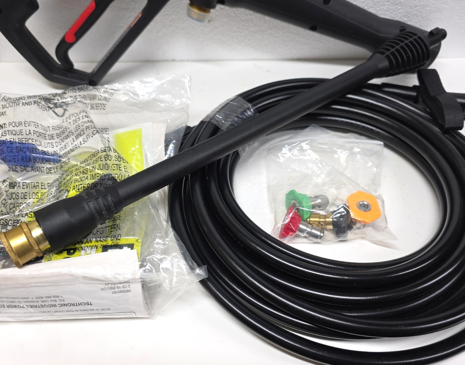 Ryobi Pressure Washer Gun and Wand Set INCLUDES GUN, WAND, TIPS, ACCESSORIES