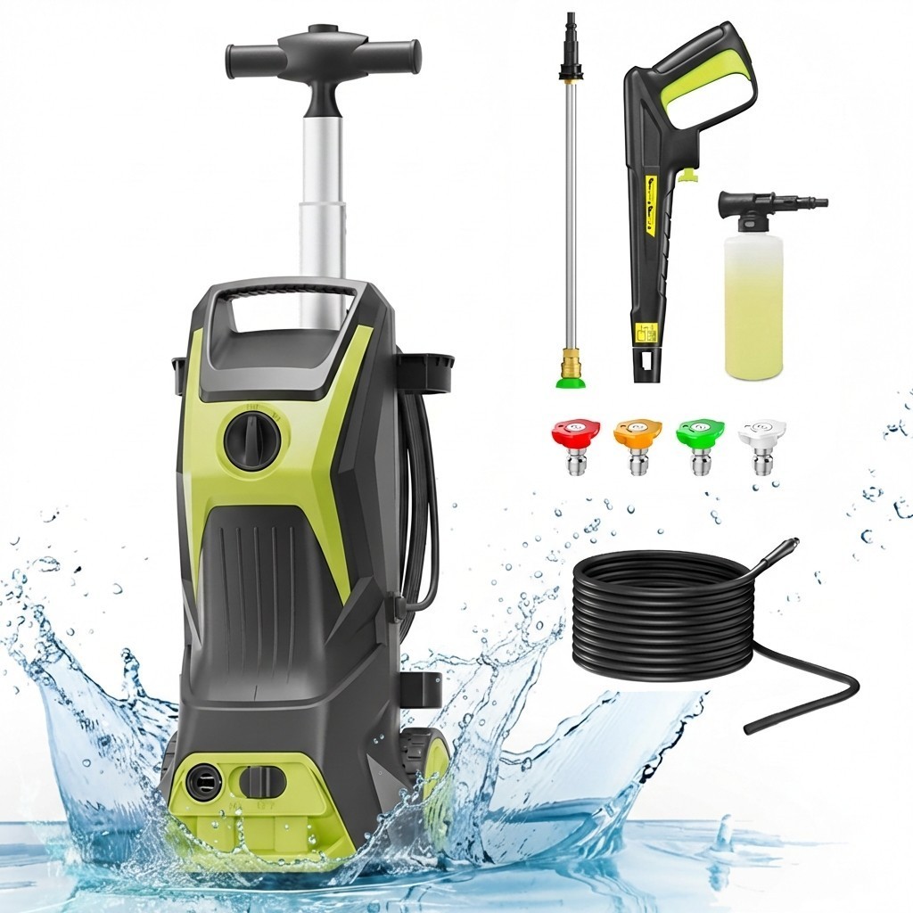 Electric Pressure Washer 5350PSIMAX 3.7GPM Water High Power Jet Wash Patio Car