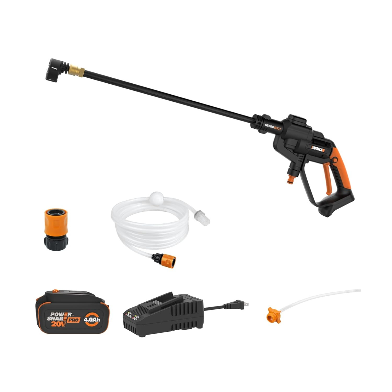 Hydroshot 20V Power Share 320 PSI Portable Power Cleaner -WG620 (Battery & Charg
