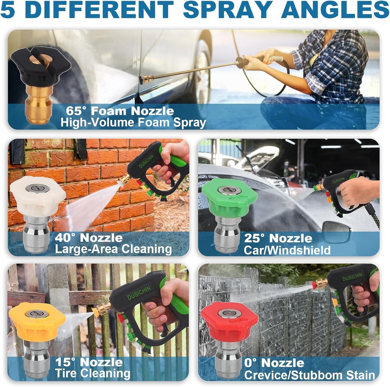 DUS-007 Professional Snow Foam Lance – 3000 PSI Compatible for Optimal Cleaning