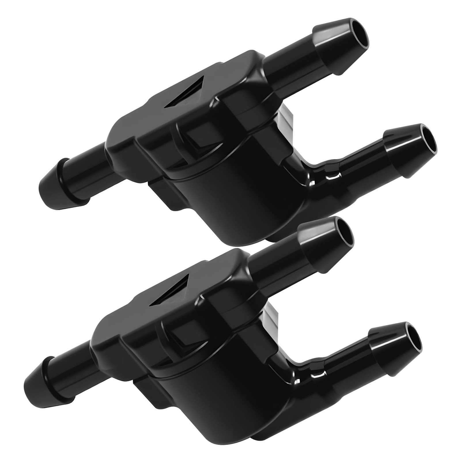 YUPIKJI 2PCS Car Windshield Wiper Washer Check Valve, 3 Port Cleaning Nozzle …
