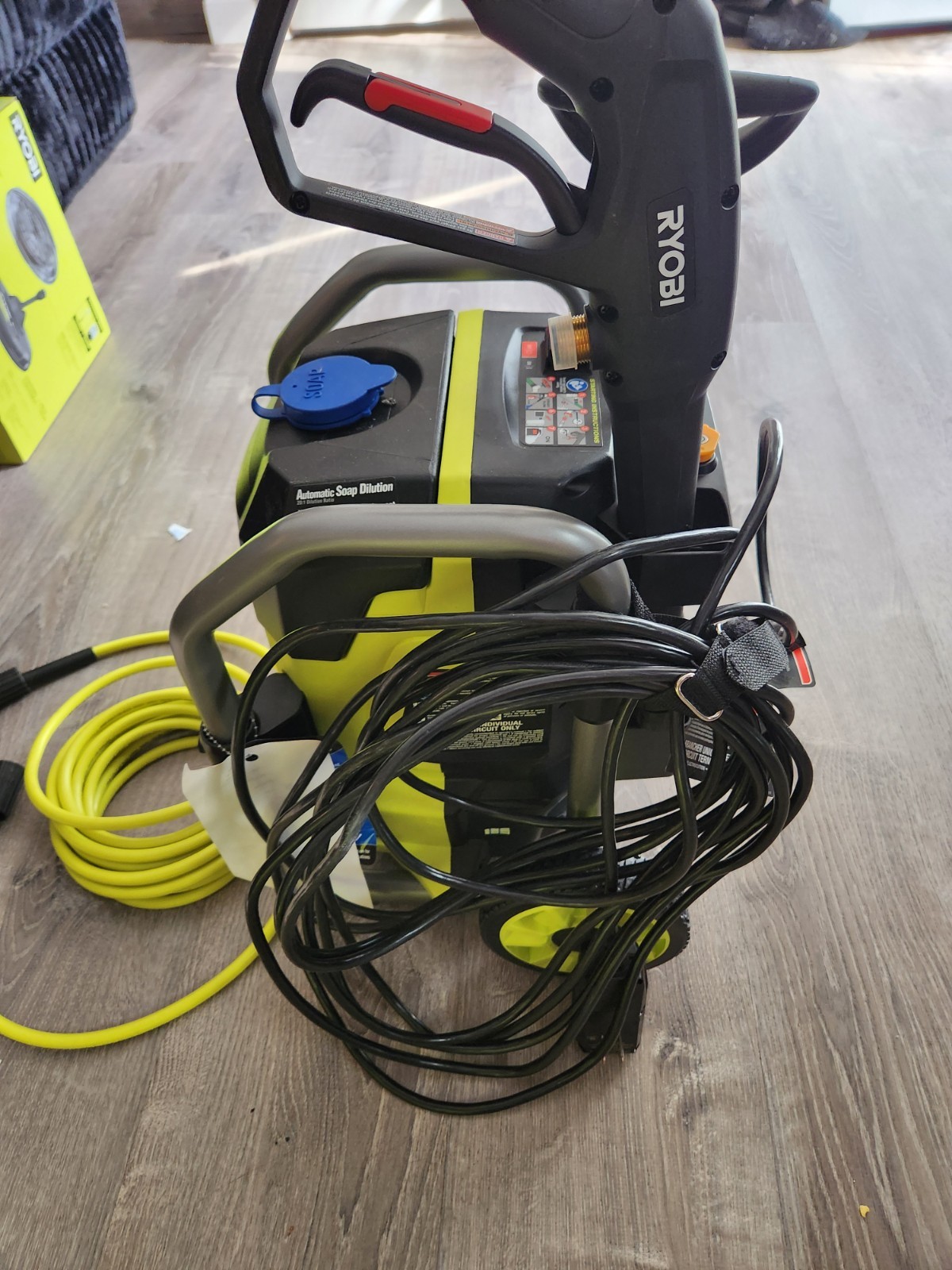 Ryobi 2000 PSI 1.2 GPM Corded Electric Cold Water Washer Hose RY142022