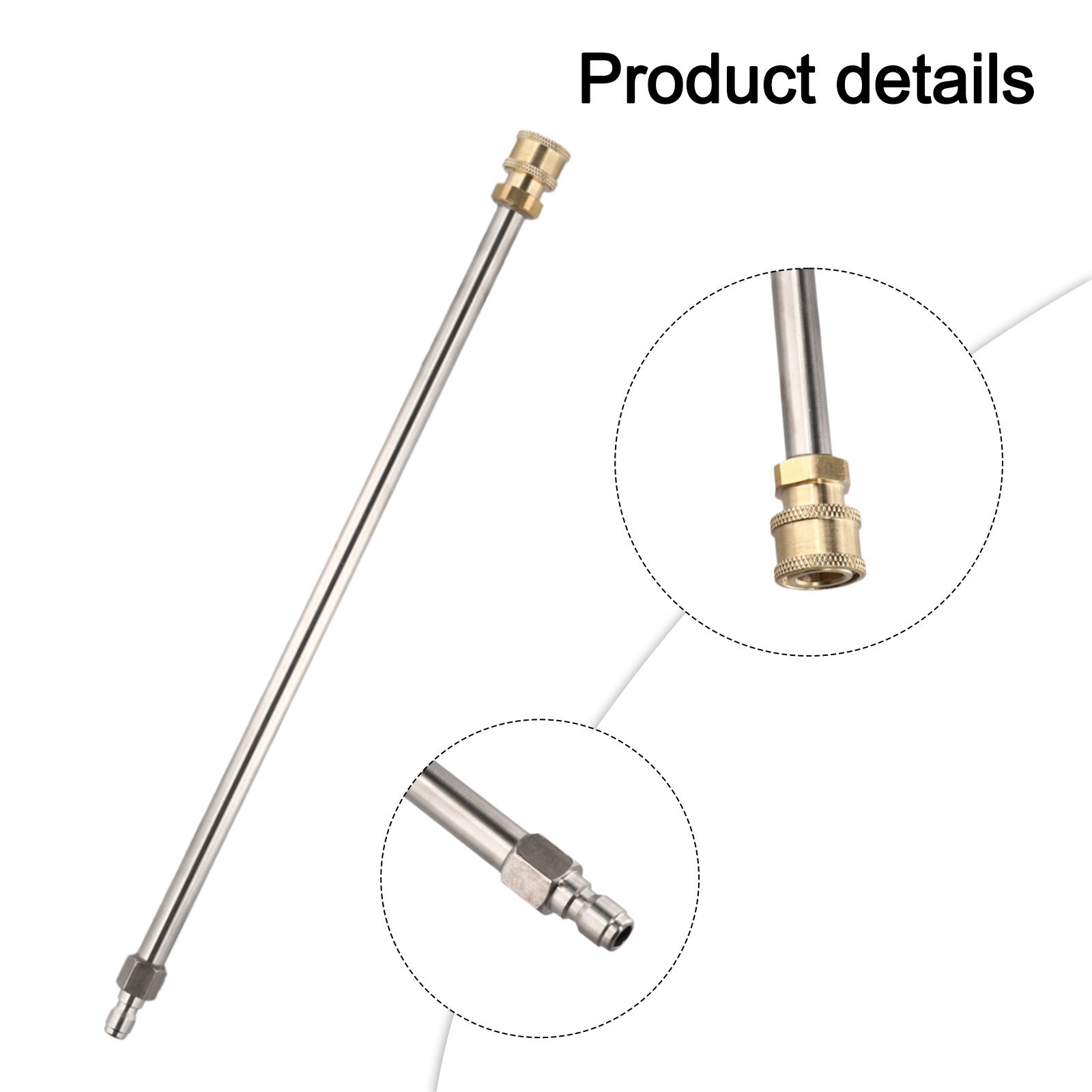 High Pressure Washer Extension Wand Compatible with Most Power Washers