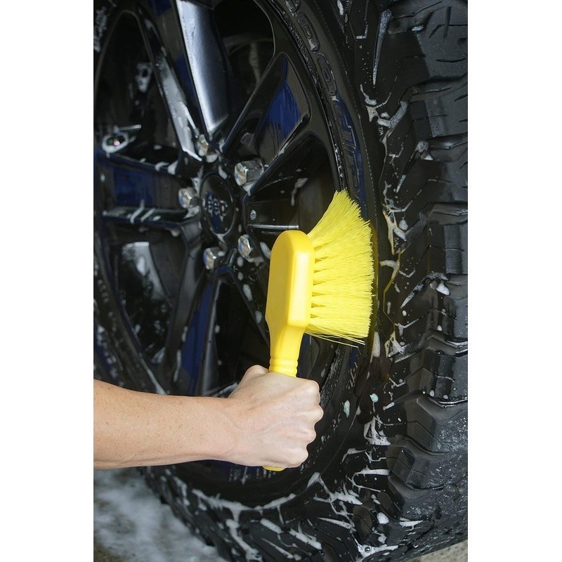 Heavy Duty Cleaning Brush Multi Purpose Tires Grills Decks Trucks Concrete New
