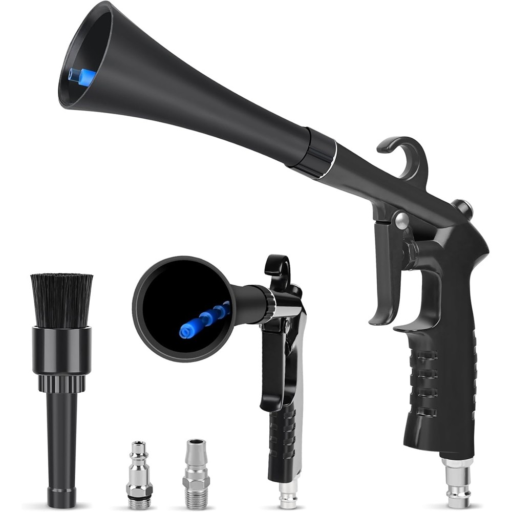Tornado Car Cleaning Gun Vortex Air Blow Quickly Remove Gun Surface Dirt & Dust