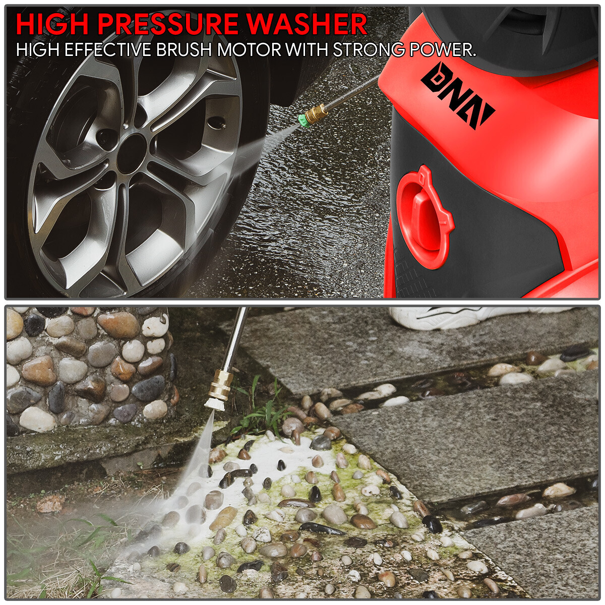 Portable High-Pressure Electric Power Cleaner Washer Machine 2176 PSI 2.4 GPM