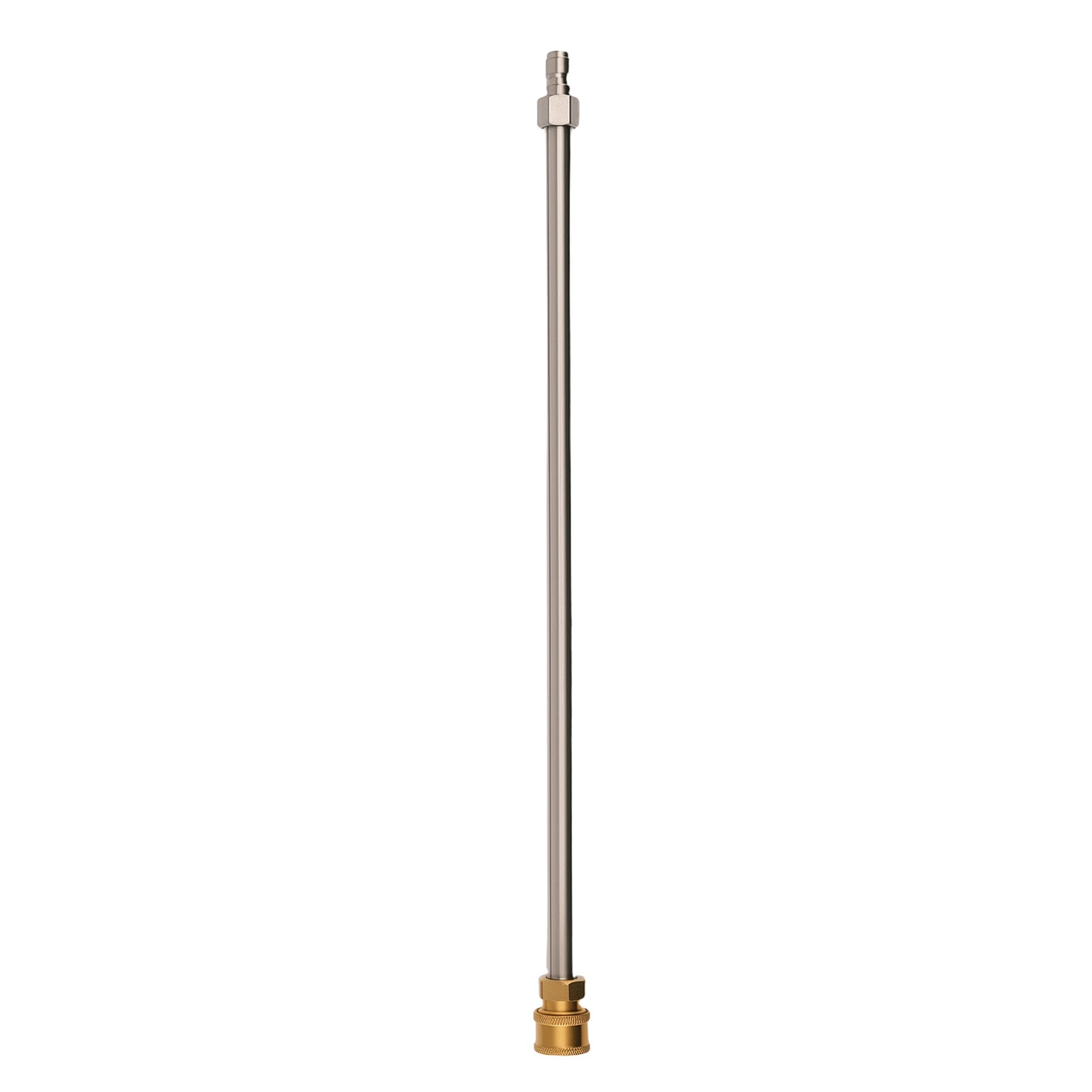 16 Inch Pressure Washer Extension Rod for Cleaning Gun 4000PSI Steel Kit 2PCS