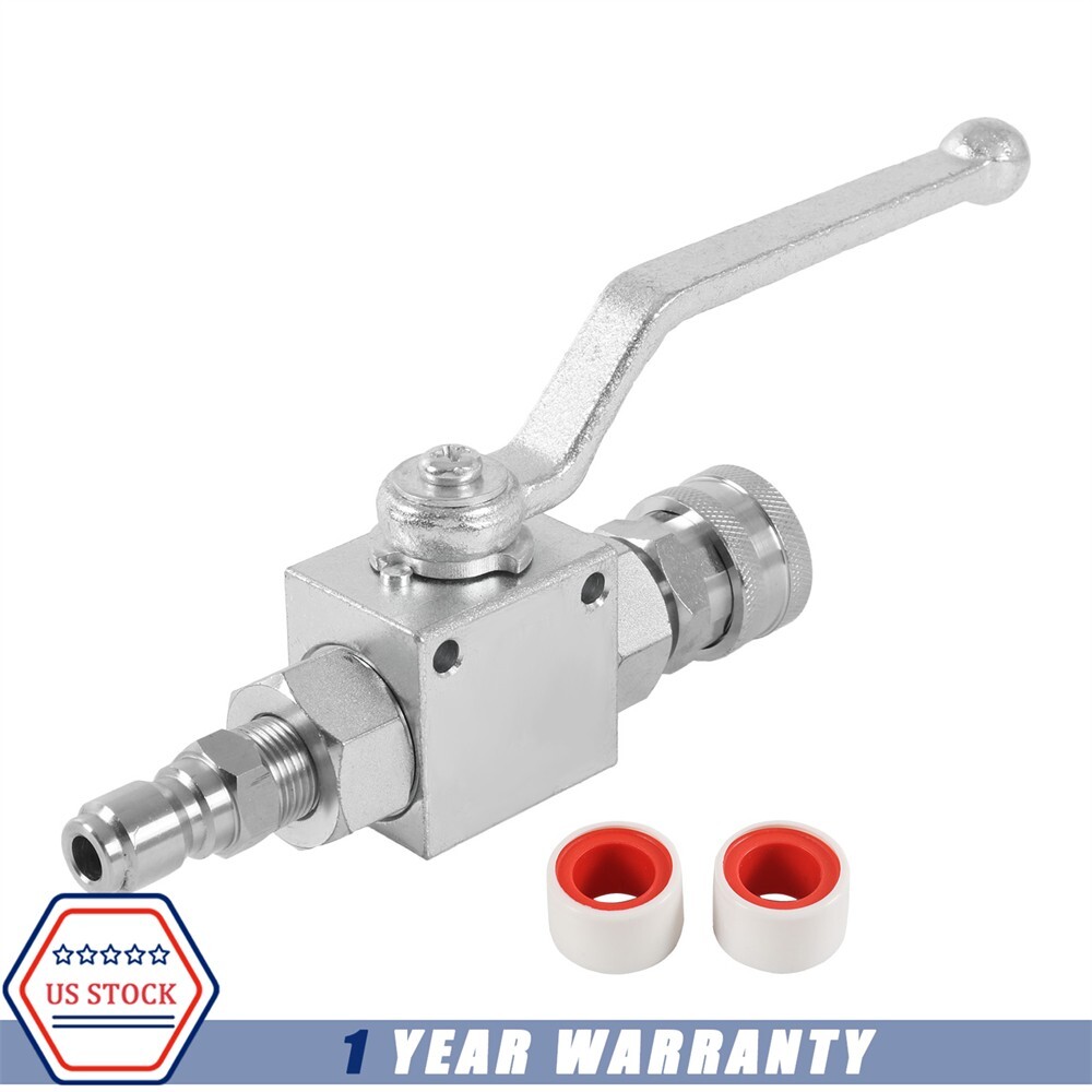 3/8″ Ball Valve 4500 PSI 3/8″ fitting Female Out NEW For Pressure Washers Max