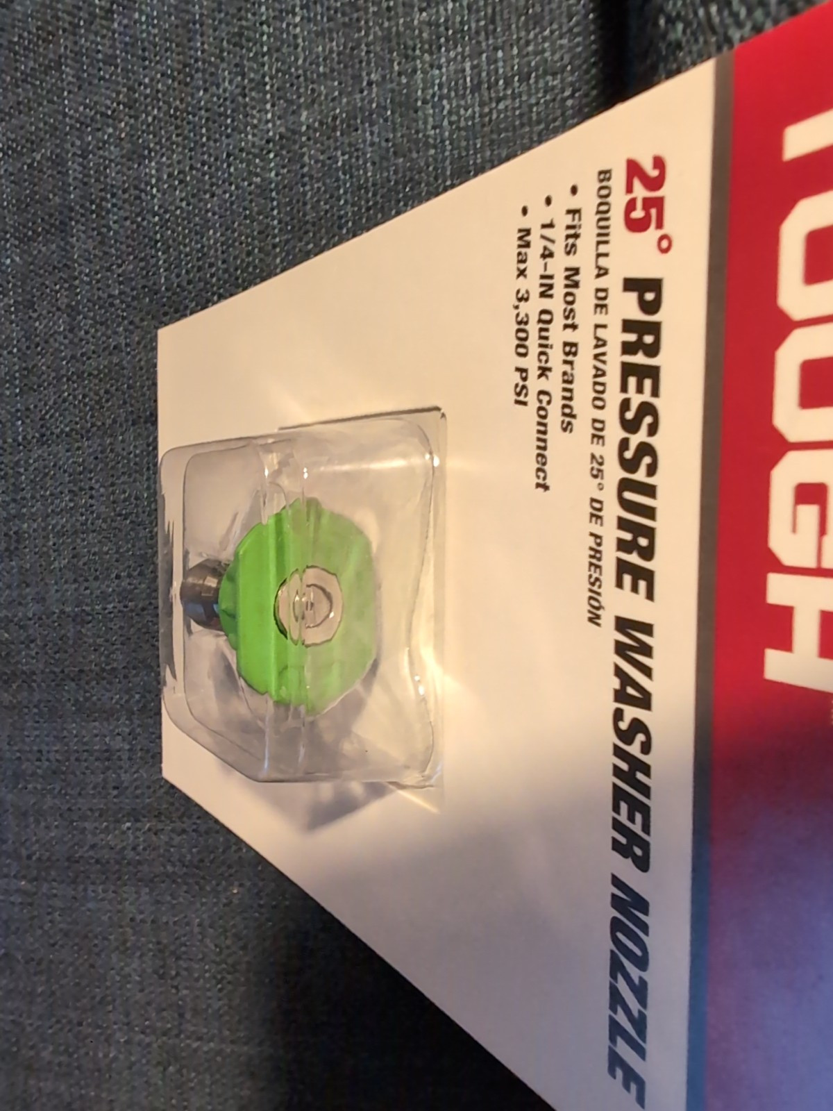 Hyper Tough 25 Degree Pressure Washer Nozzle 1/4″ Quick Connect