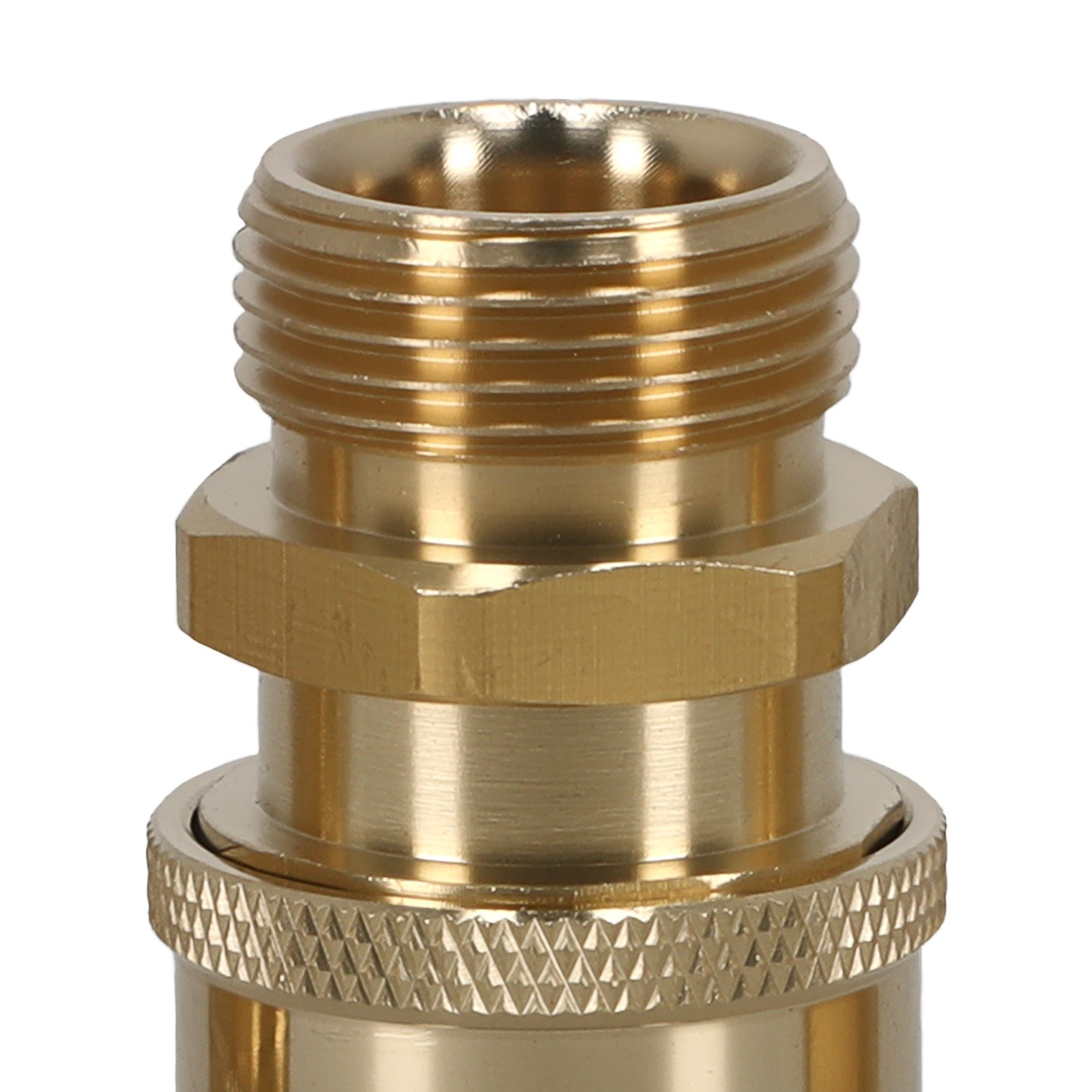 High Pressure Washer Adapter M22-15 Swivel to 3/8″ QC Brass Connection Kit 4pc