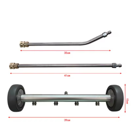 High Pressure Washer Water Broom for Pressure Power Washer Sidewalk Under Car