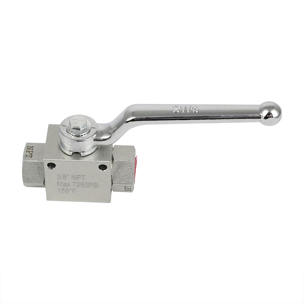 Stainless Steel High Pressure Washer Ball Valve Kit for Power Washer Hose 3/8 In