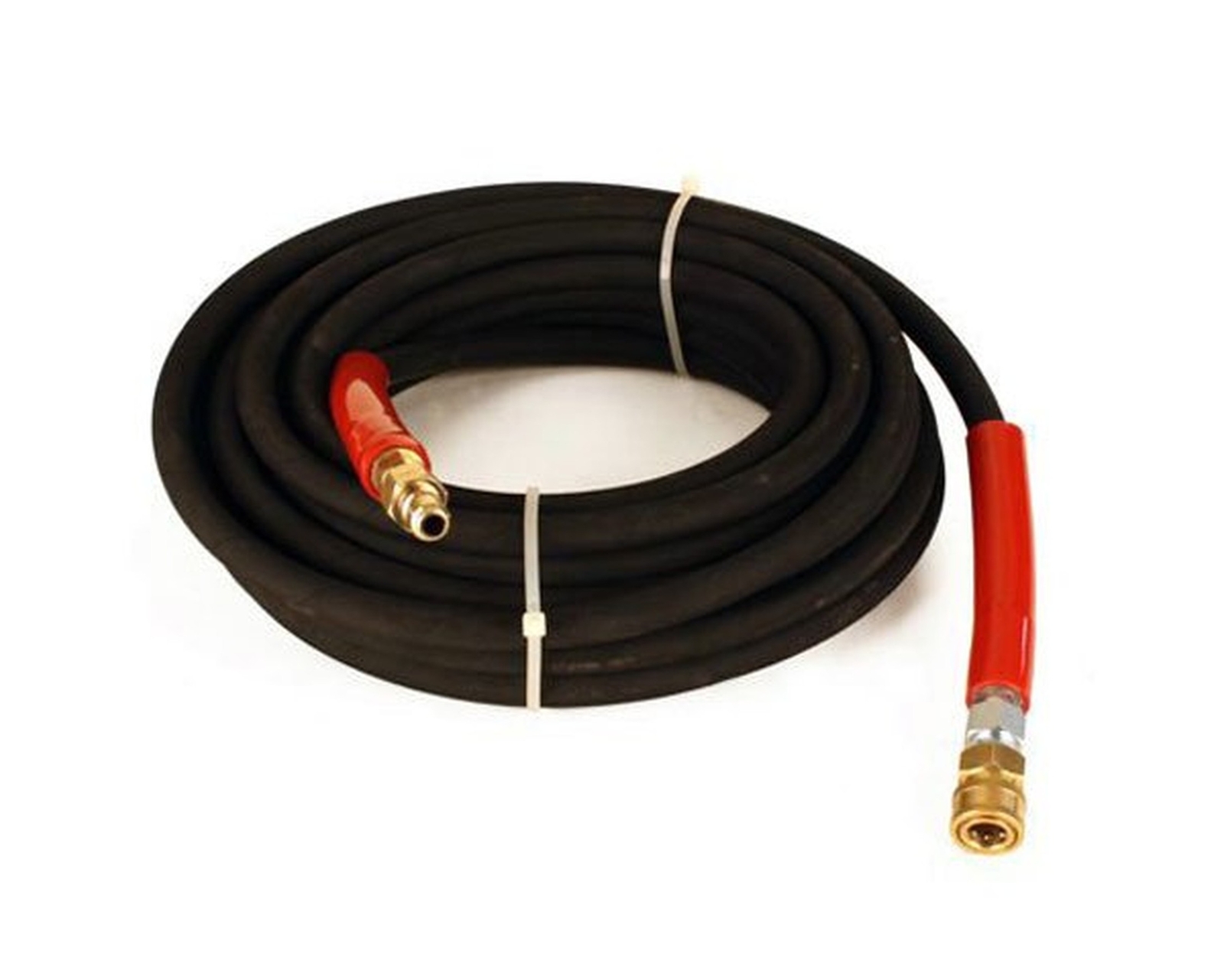 6000 PSI BLACK 2 Wire Braid Pressure Washer Hose 100ft. & Couplers