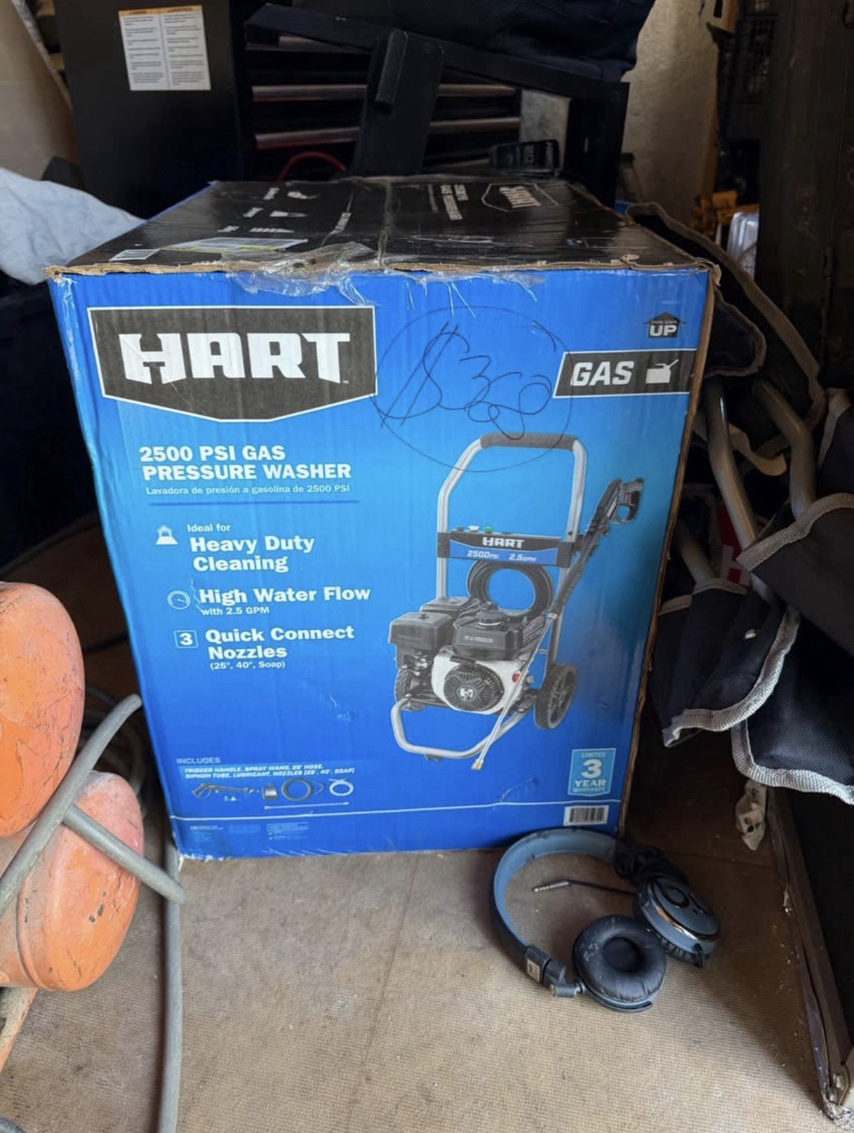 HART 2500 PSI Gas Pressure Washer – NEW! Box Damage Only