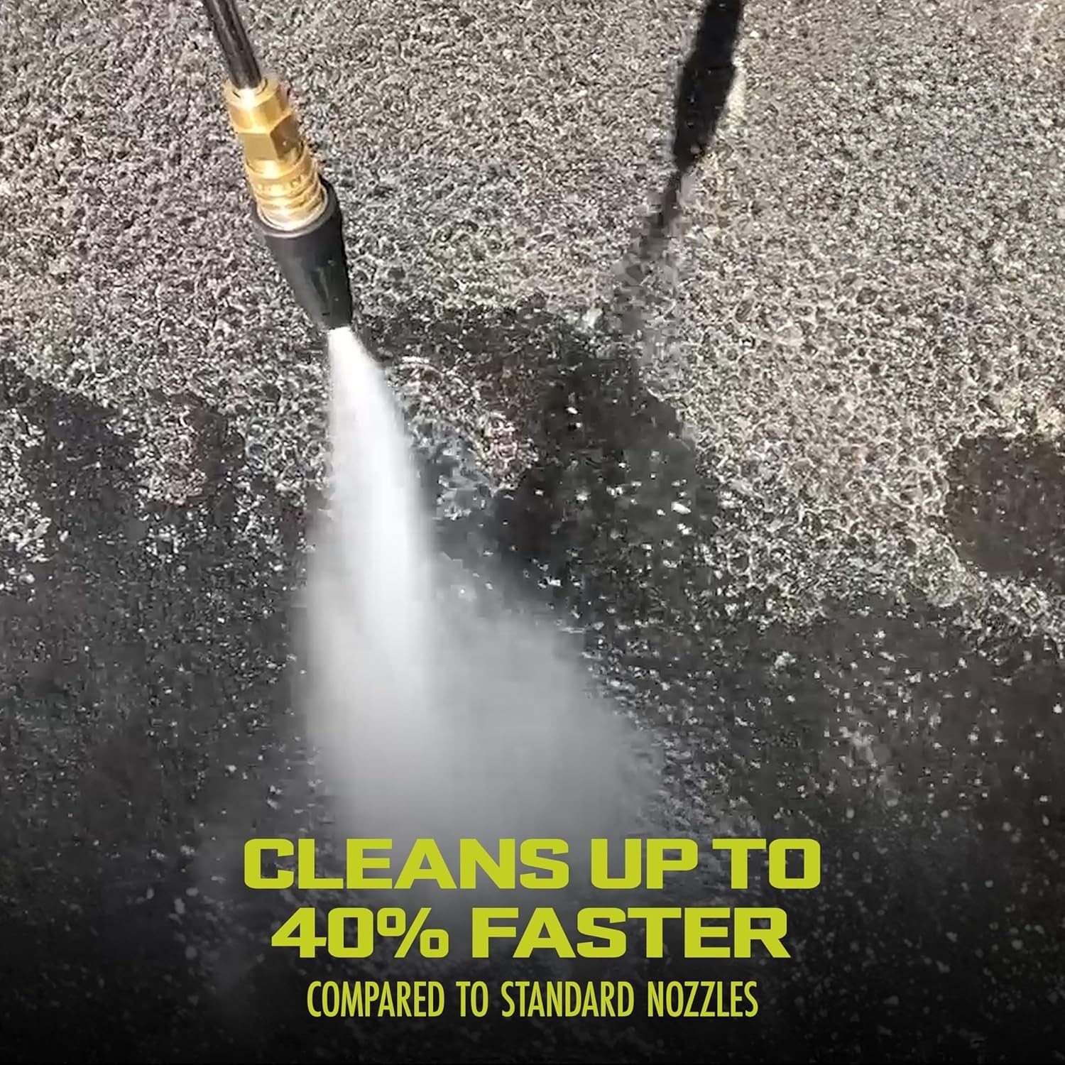 Effortless Cleaning with 1/4-Inch Turbo Spray Nozzle for Pressure Washers