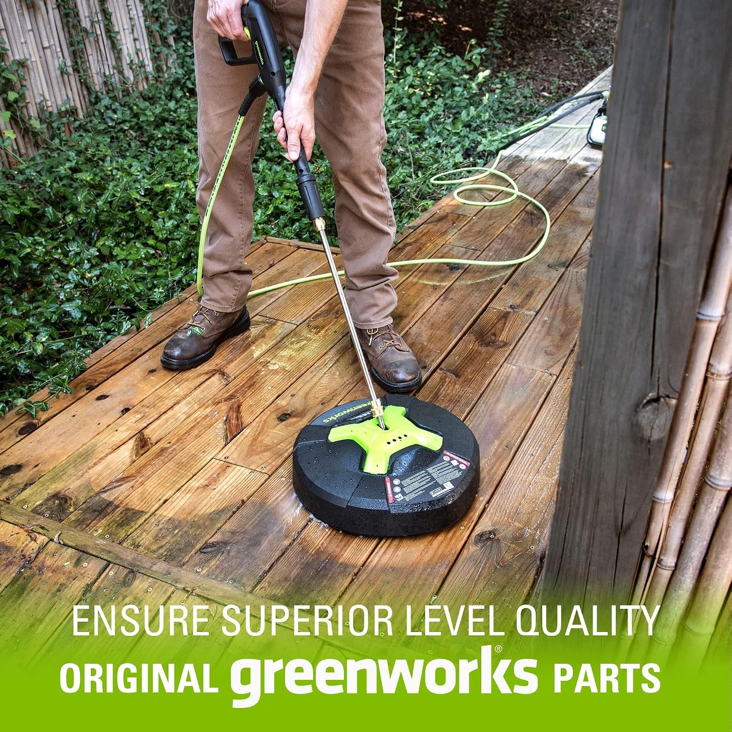 5210902 15″ Extension Included Surface Cleaner Green