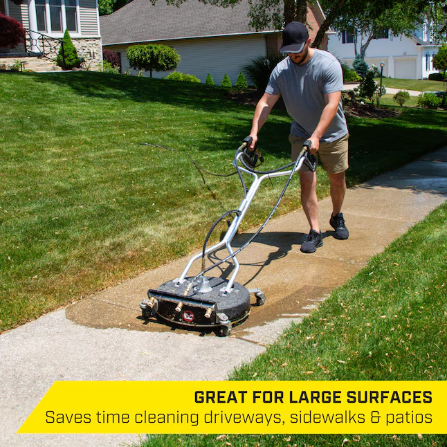 SurfaceMaxx Walk-behind with Water Broom 20-in up to 4500-PSI-NO SHIP CA