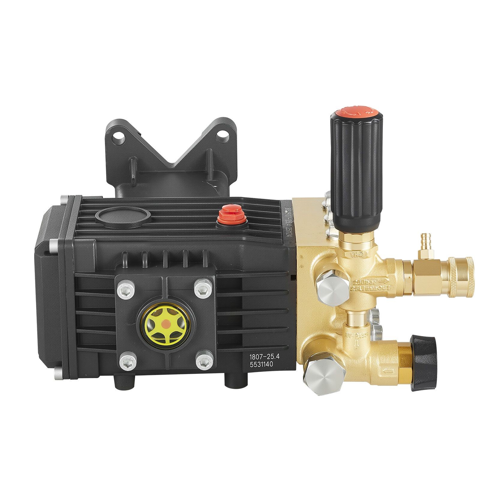 3600 PSI 3.7 GPM Pressure Washer Pump, 1in Shaft Triplex for Simpson MorFlex
