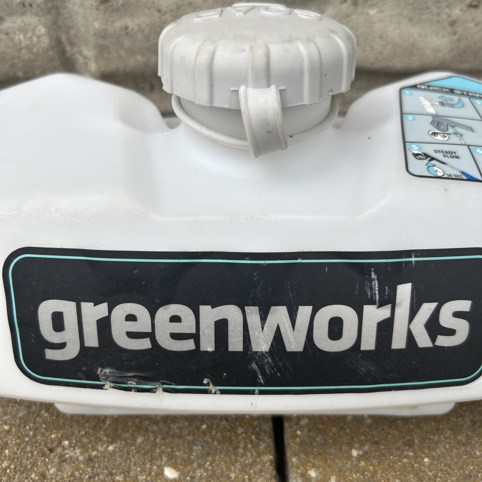 Greenworks 1800 Psi Pressure Washer Replacement Soap Jug Only Model 1803