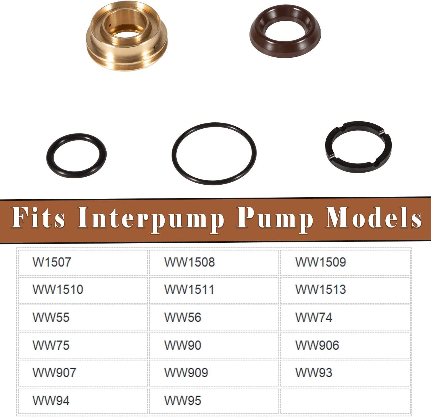 General Pump Interpump Seal Packing Kit 96, fits GP K96 KIT96 15mm T, W Series