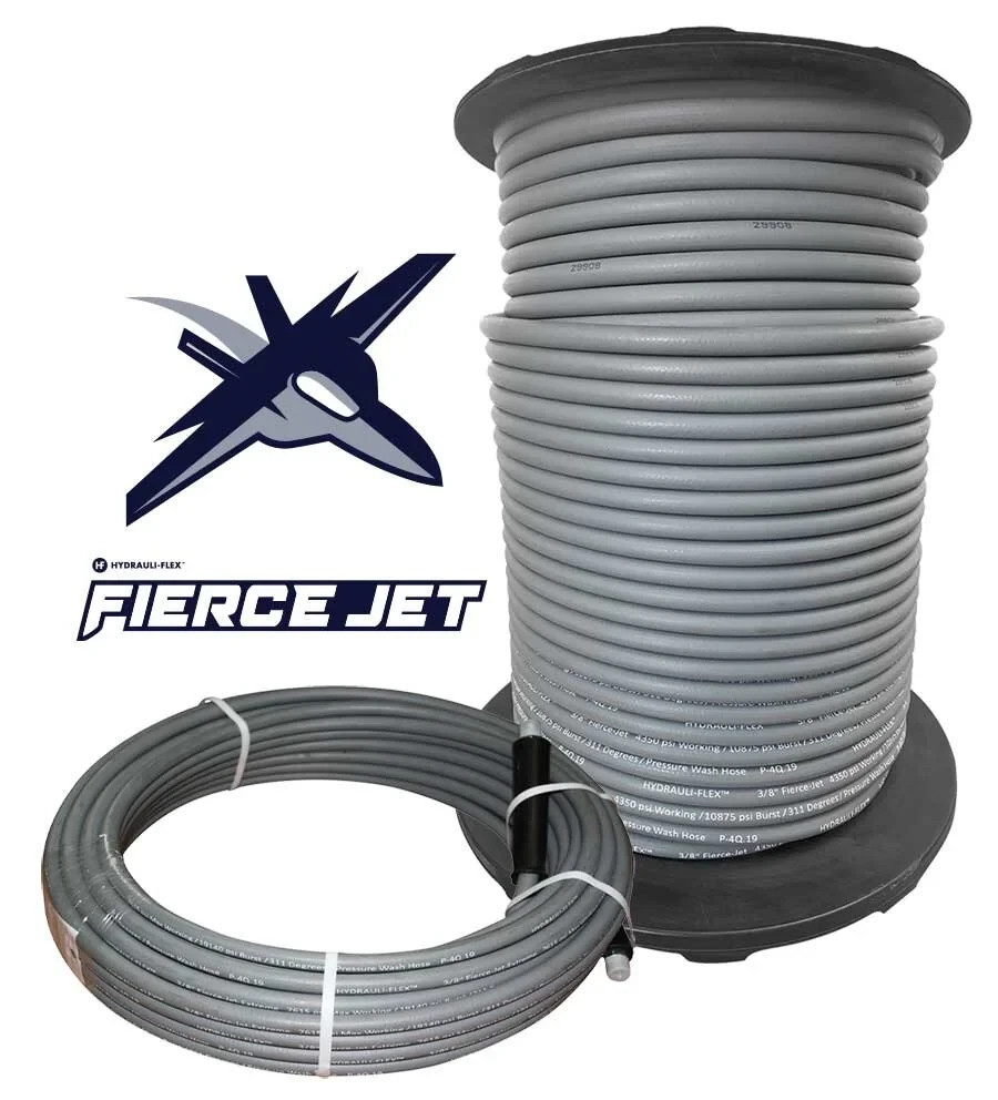 100′ GRAY PRESSURE WASHER HOSE 4250 PSI