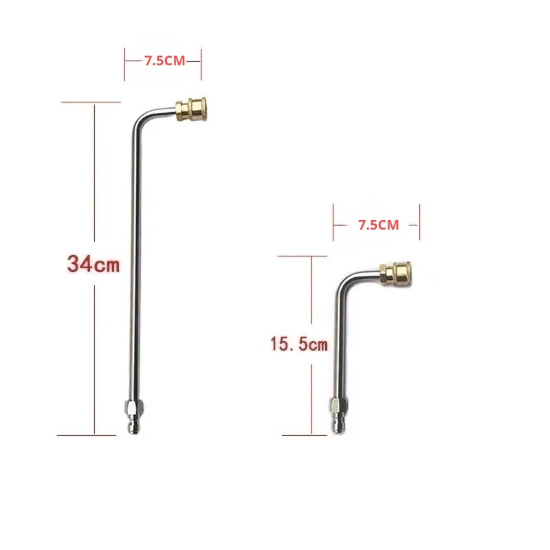 Pressure Washer Extension Rod Lance Set 4000PSI Spray Gun with 1/4 Inch Quick Co