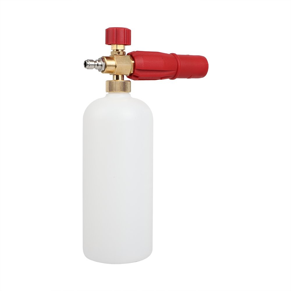3/8″ Quick Connect Snow Foam Lance Cannon Soap Sprayer + Pressure Washer Gun Kit