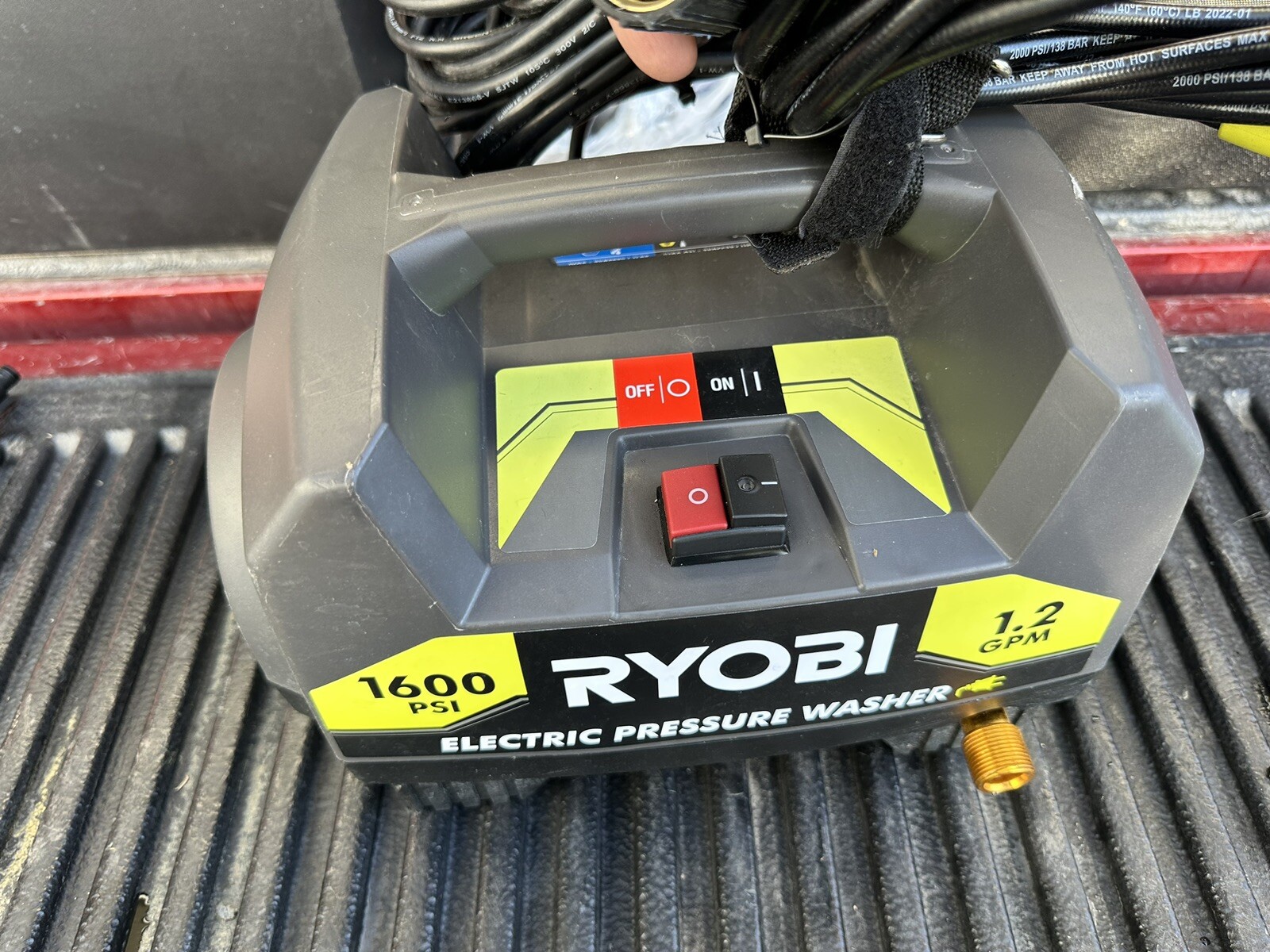 Ryobi RY141612 Cold Water Pressure Washer – Black