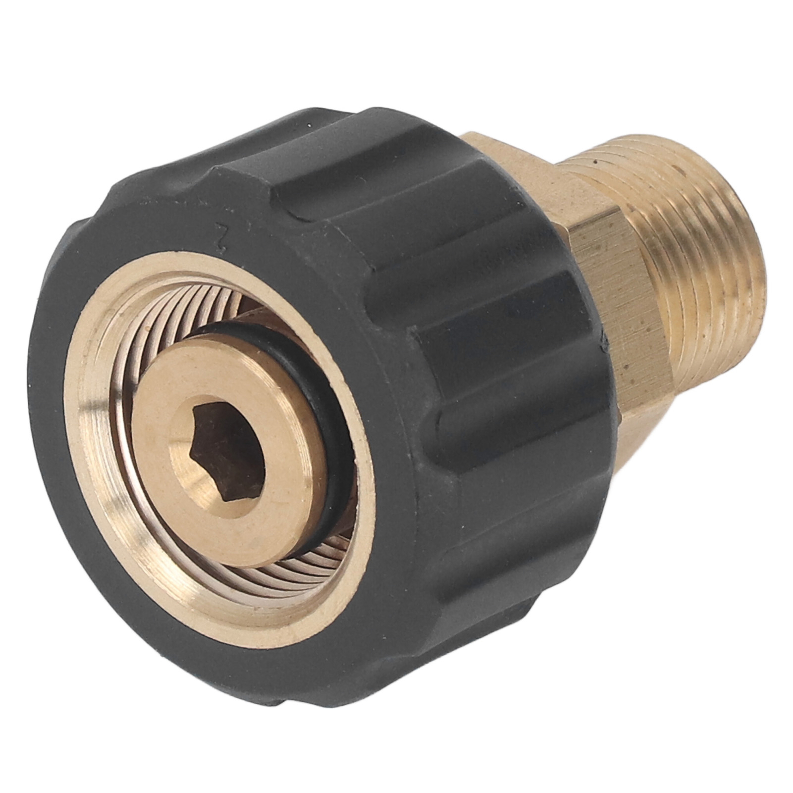 Pressure Washer Adapter Hose Connector 5000PSI Male G3/8 To Female M22 15mm