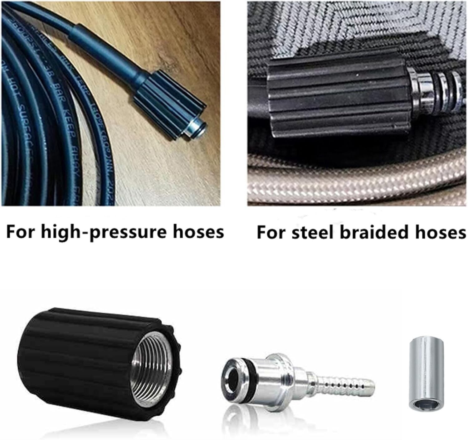 High Pressure Washer Hose Repair Kit, Hose Washers Insert Fittings Car Washer Wa