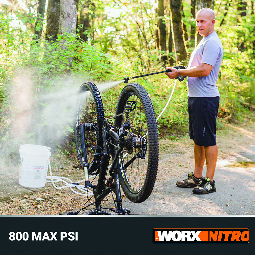 Worx Nitro WP657 40V PowerShare Hydroshot 800 Max PSI Portable Power Cleaner-OB