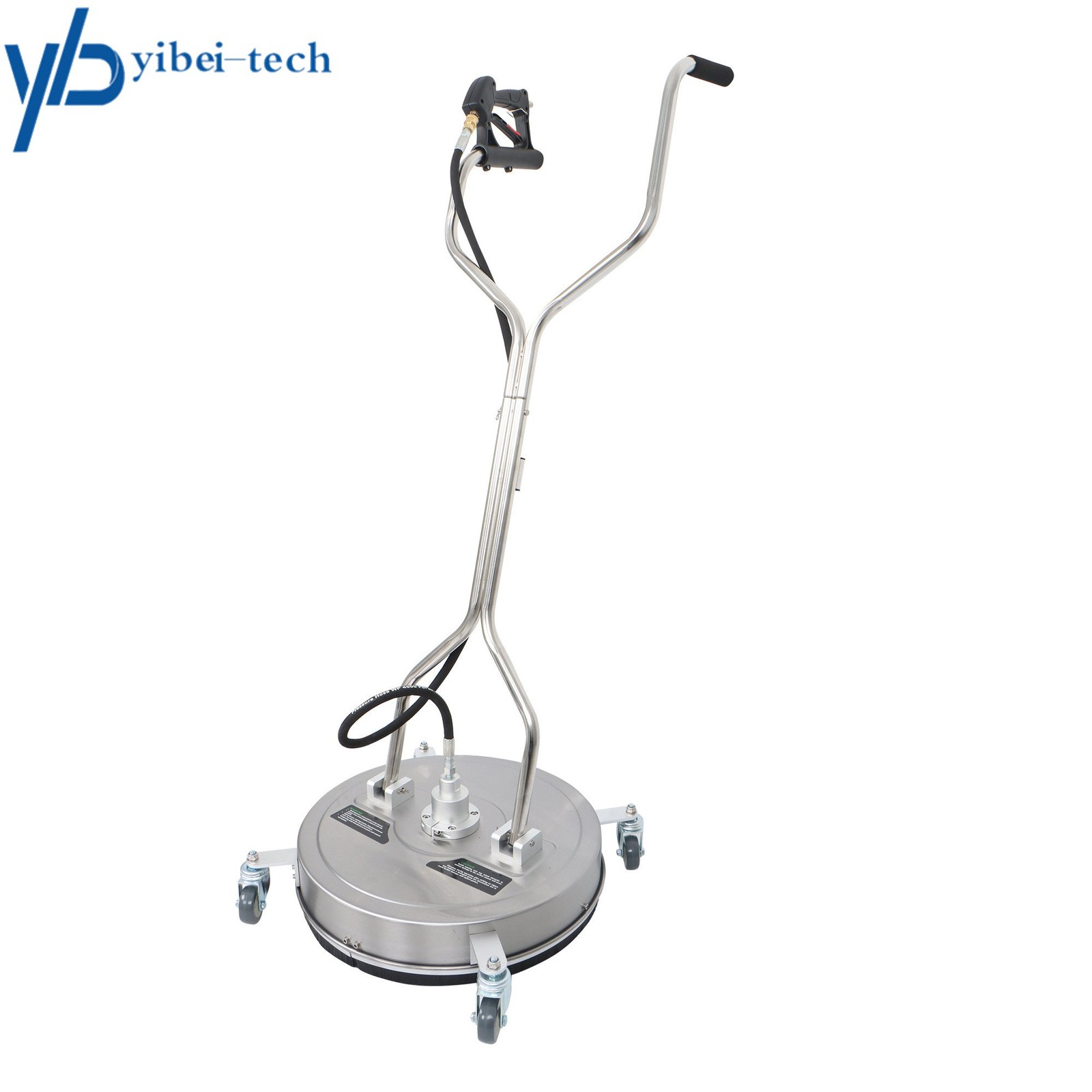 Pressure Washer Surface Cleaner w/ Handles & Wheels Quick Connect 6000 psi 20″