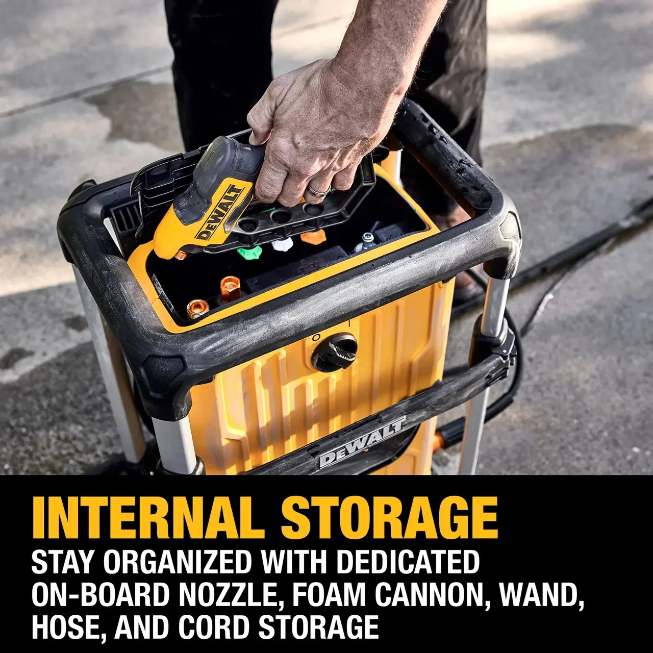DEWALT DWPW3000 3000 MAX Psi 1.1 Gpm Brushless Electric Jobsite Pressure Washer