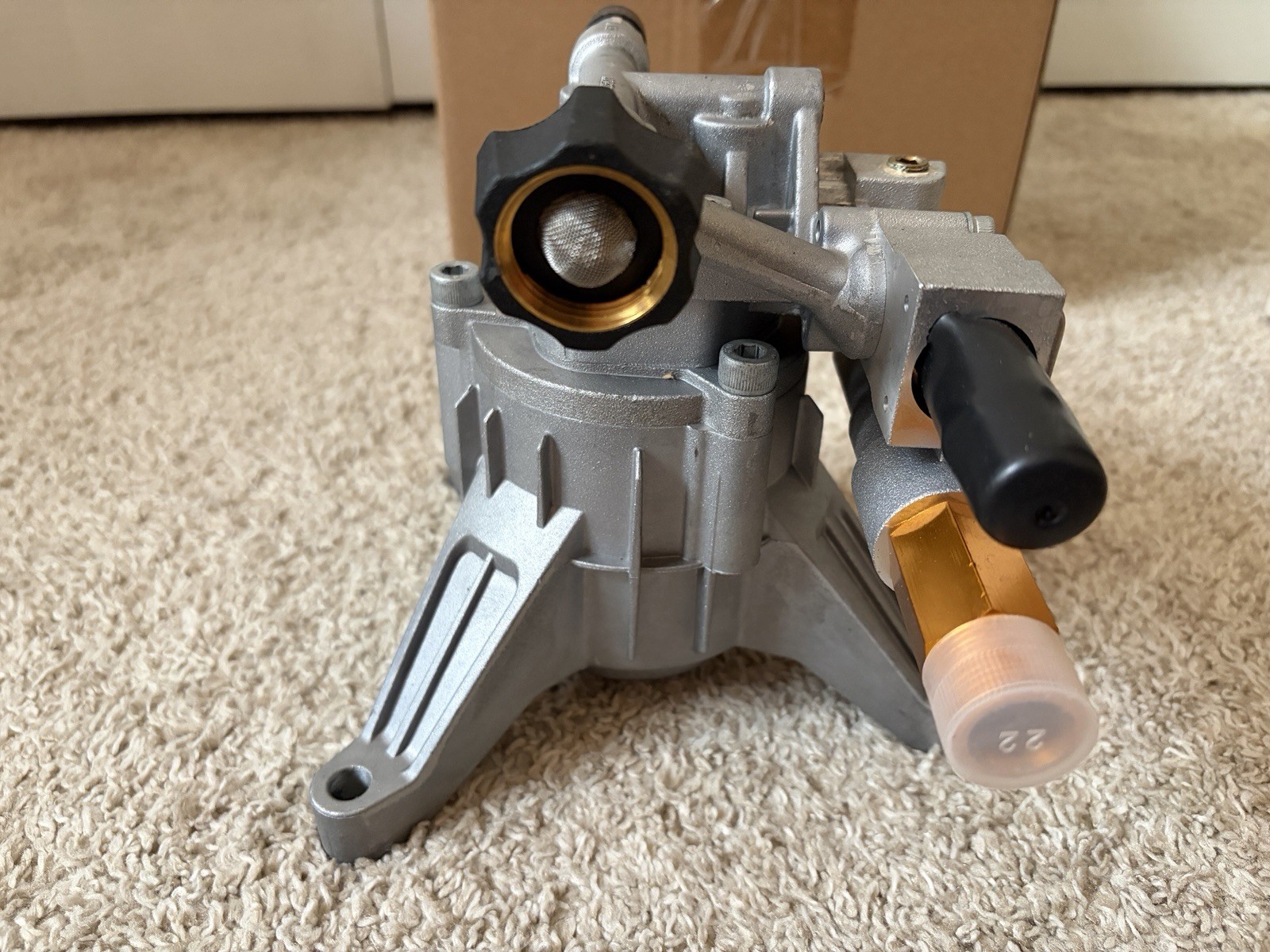 YAMATIC 3000 PSI 2.5 GPM Pressure Washer Pump, Vertical 7/8″ Shaft – Rear Inlet