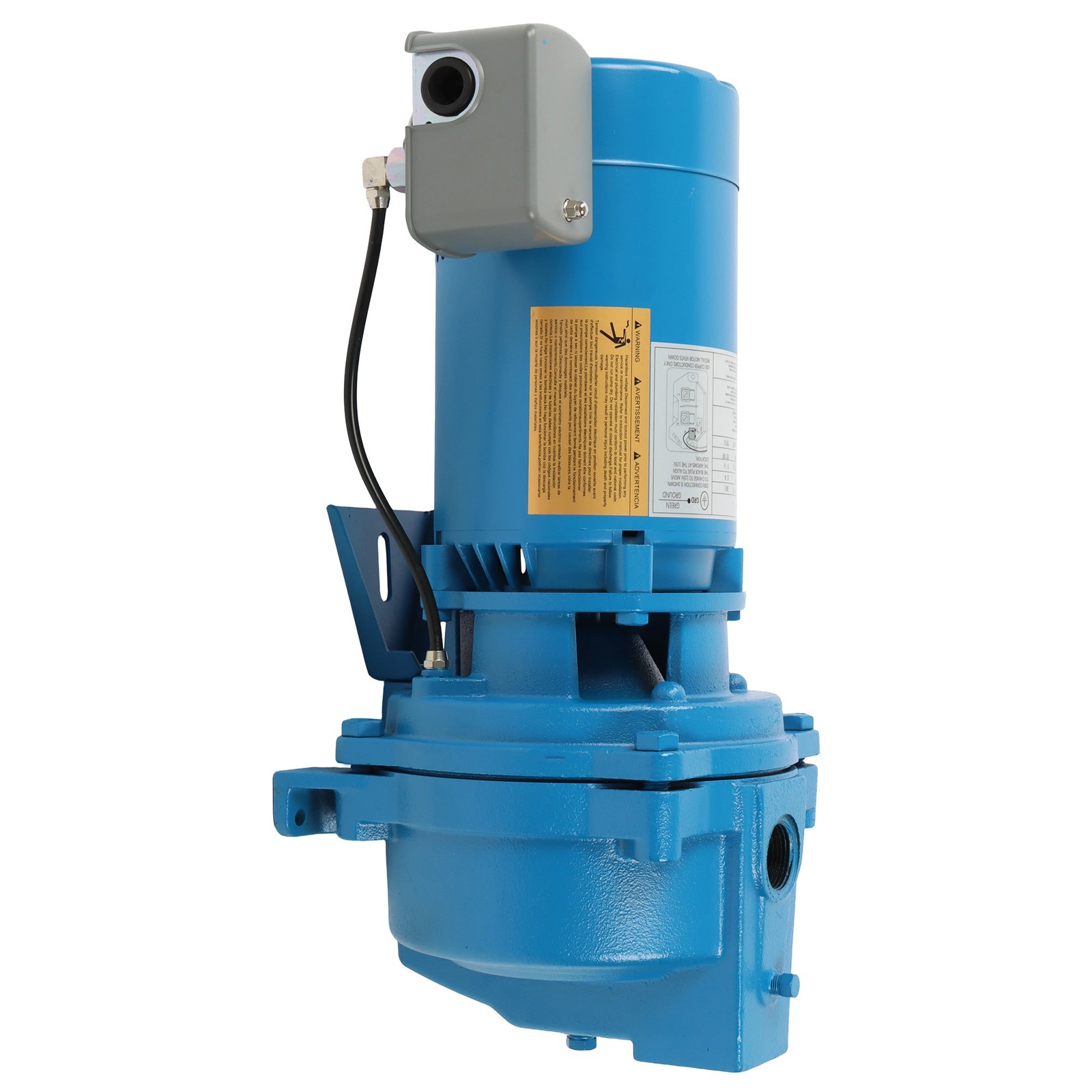 J5S Shallow Well Jet Pump 1/2 HP Cast Iron, 115/230V Dual Voltage 3450RPM