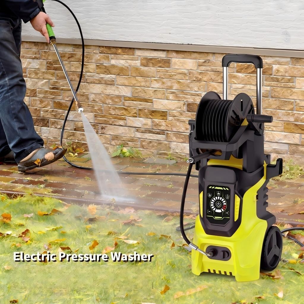 Electric Pressure Washer 5000PSI 2.35GPM, 15 Level Adjustable Touch Screen