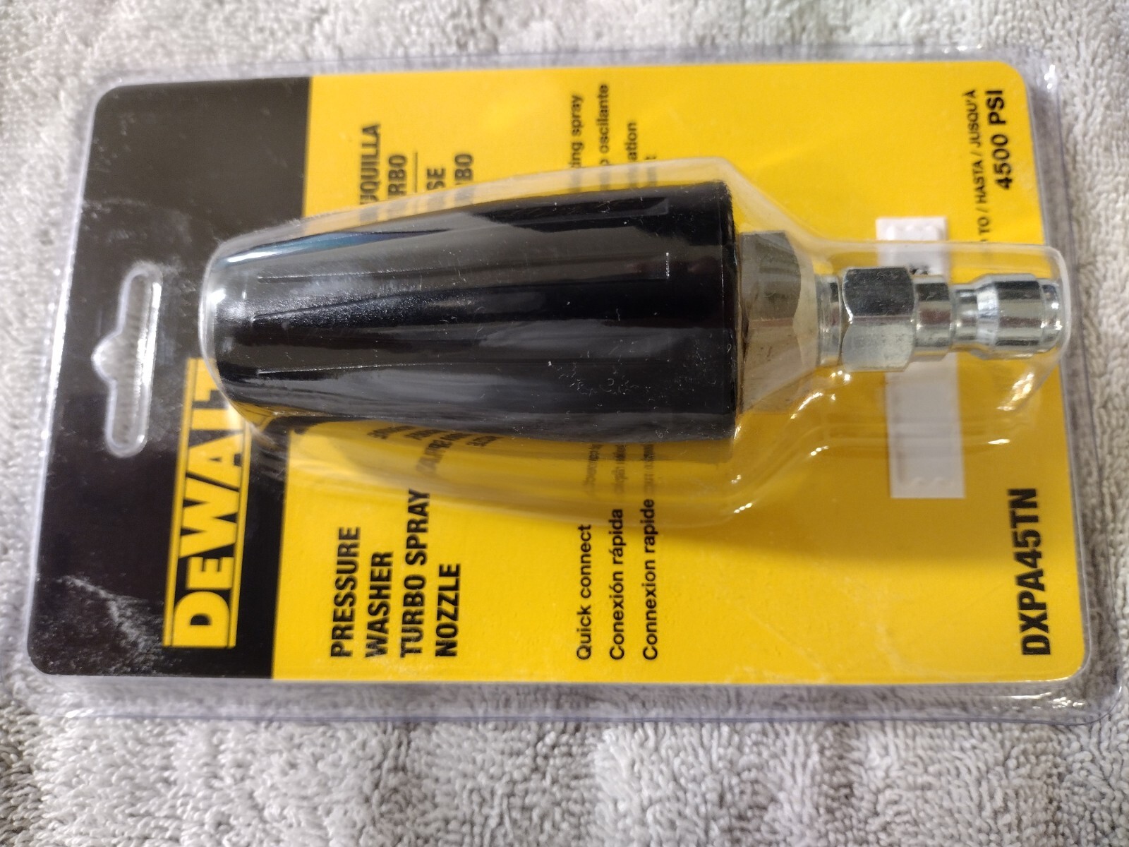 DeWalt DXPA45TN 4500PSI Pressure Washer Turbo Spray Nozzle – BRAND NEW SEALED!!!