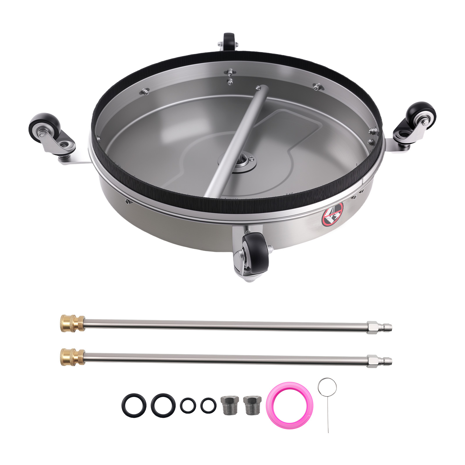 19″ Heavy Duty Surface Cleaner for Pressure Washer 4200PSI Stainless Steel