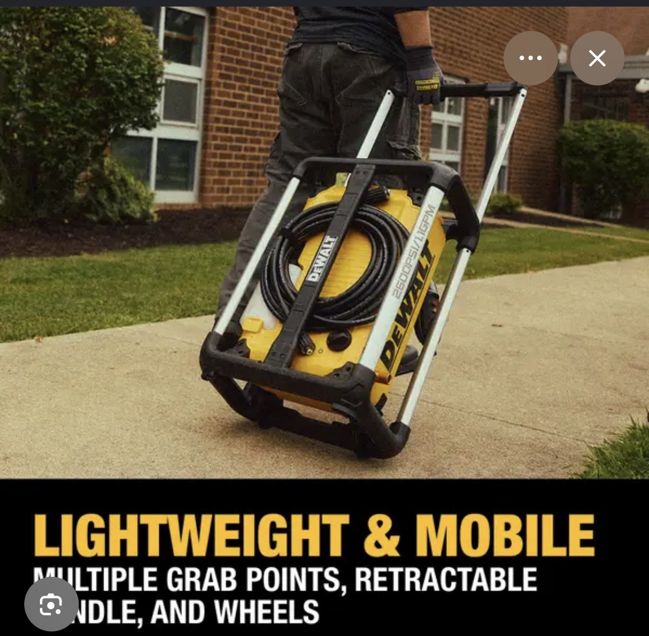 DEWALT 2600 Cold Water Pressure Washer DWPW2600 ~NEW/SEALED
