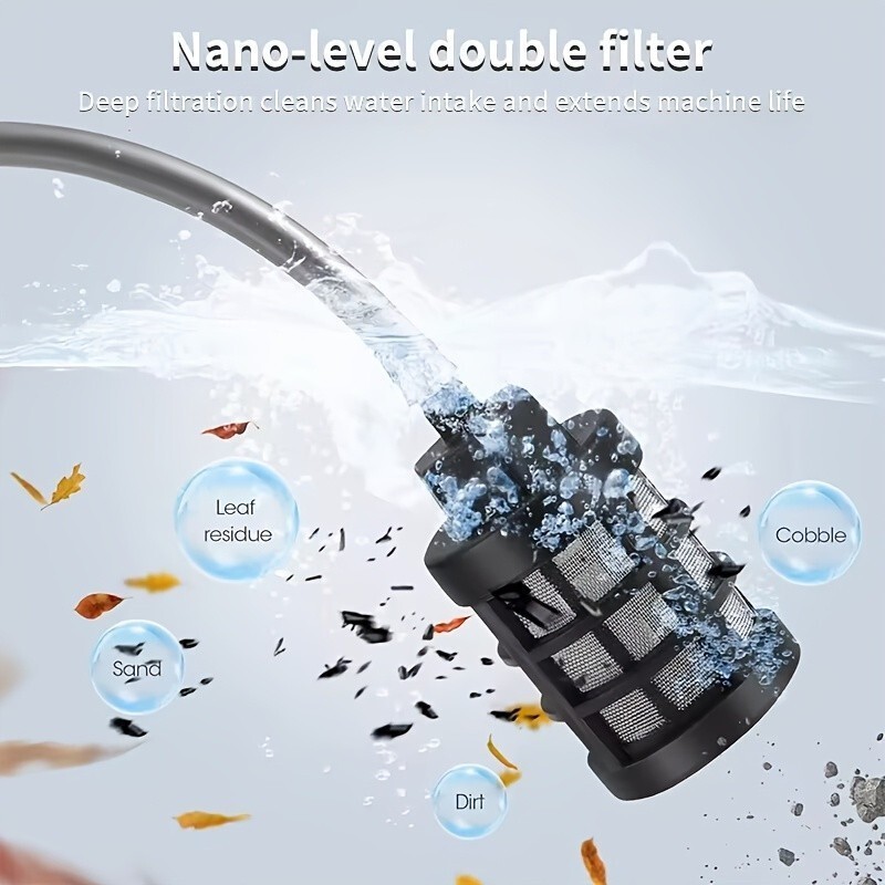 Cordless Electric High Pressure Water Spray Gun Car Washer Portable Cleaner Kit