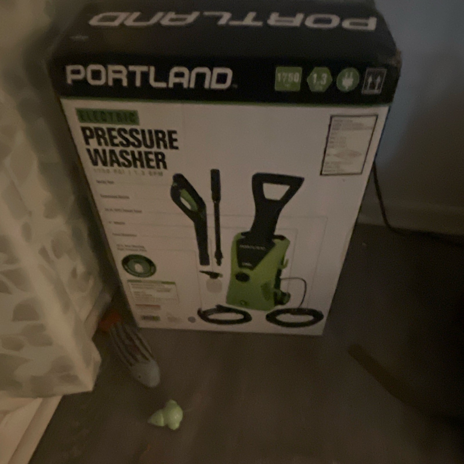 Portland Corded Electric Cold Water Pressure Washer 1750 PSI 1.3 GPM 63254